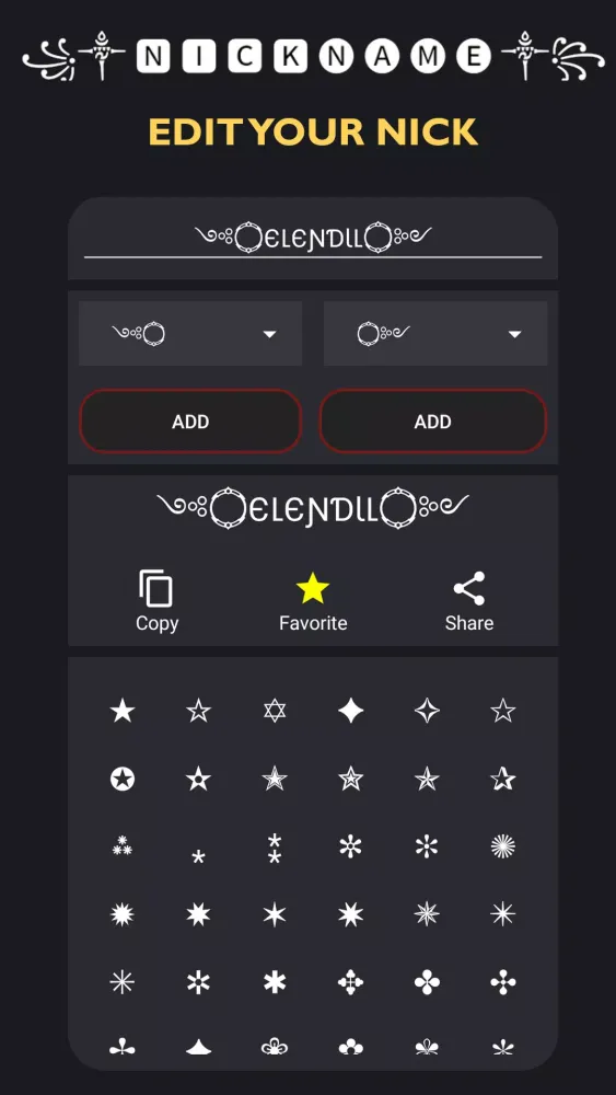 Crosshair & Nickname Generator Screenshots