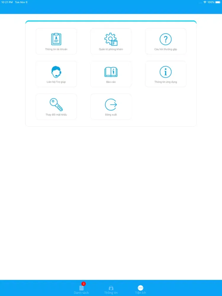 Скриншоты Clinic Cloud iPad 