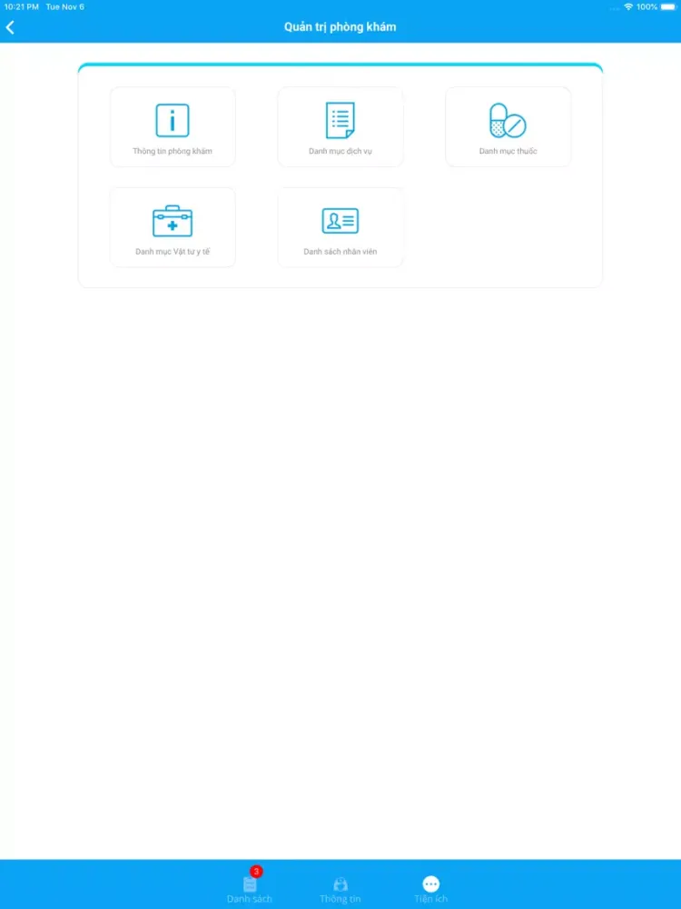Скриншоты Clinic Cloud iPad 
