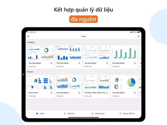 Скриншоты FPT Data Suite iPad 