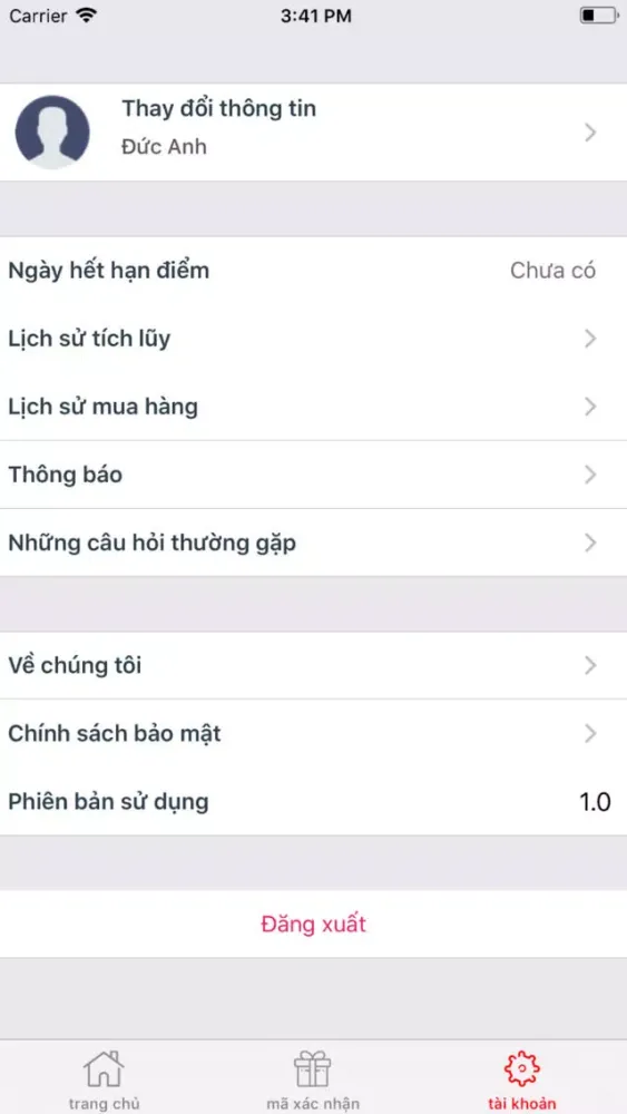 Ảnh chụp màn hình của f.Smile