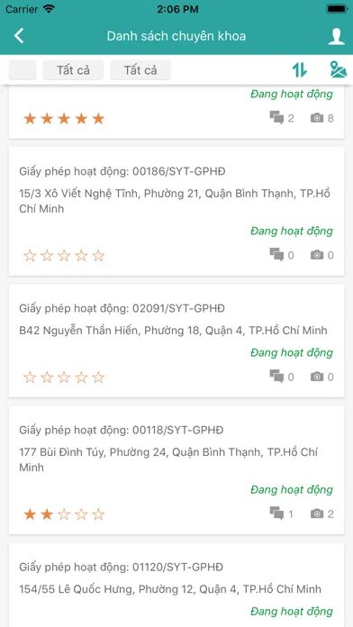 Cổng Tra Cứu Y Tế HCM سکرین شاٹس