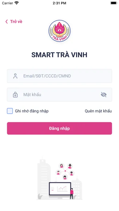 Capturas de tela do Smart Trà Vinh