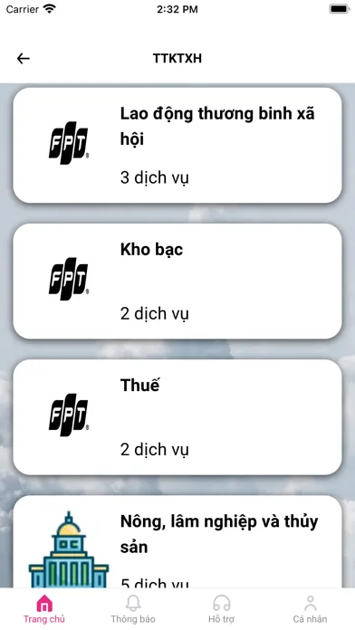 Capturas de tela do Smart Trà Vinh
