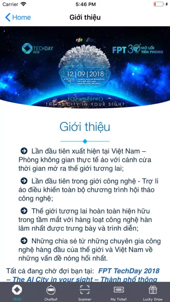 FPT TechDay應用截圖
