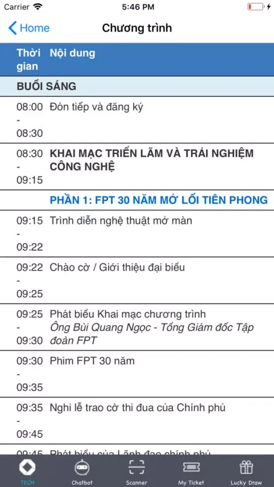 FPT TechDay應用截圖