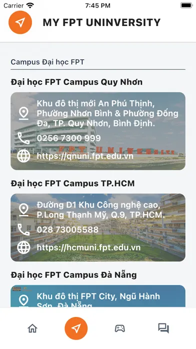 My FPT Uni Screenshots