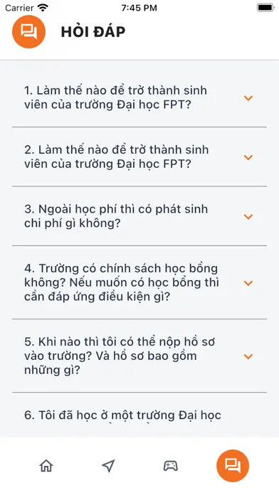 My FPT Uni Screenshots