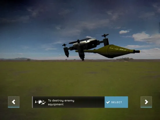 Tangkapan layar FPV Drone Operator iPad 