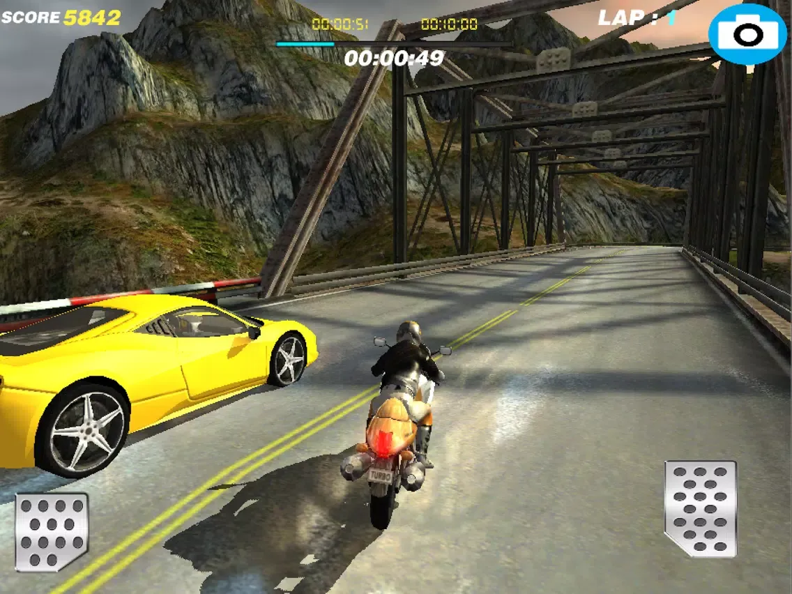 Zrzuty ekranu Bike Race - Speed Racing Adventure Game 3D iPad 
