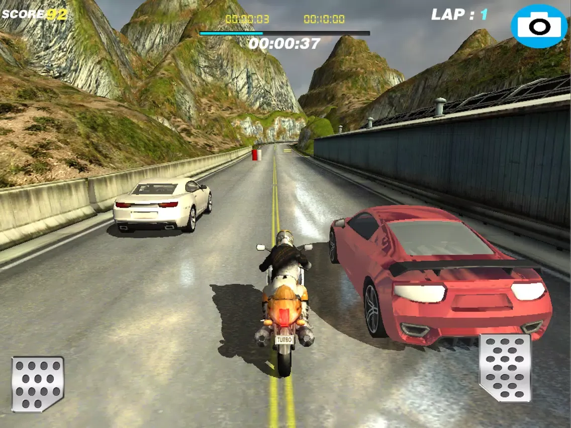 Zrzuty ekranu Bike Race - Speed Racing Adventure Game 3D iPad 