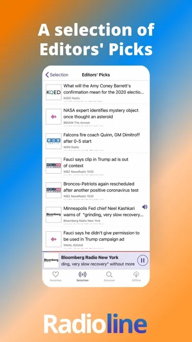 Radioline: Radio & Podcasts Ekran Görüntüleri