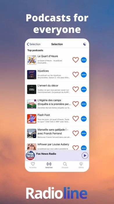 Radioline: Radio & Podcasts Ekran Görüntüleri
