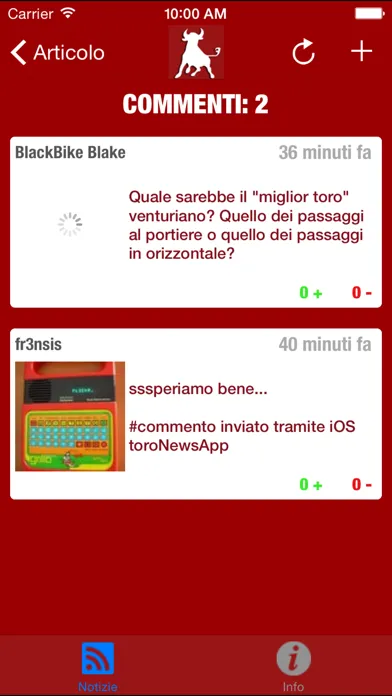 ภาพหน้าจอของ toroNewsApp