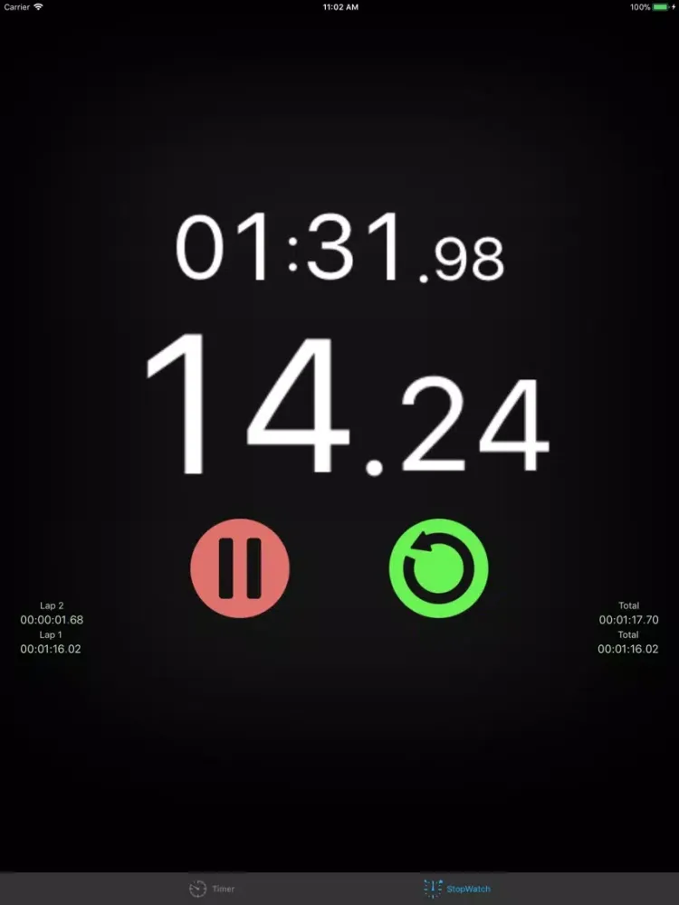 Sailing Timer iPad  Screenshots