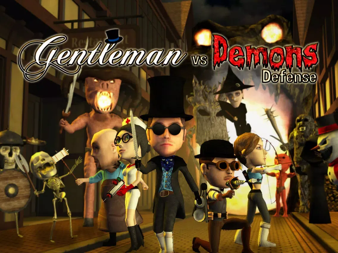 Ảnh chụp màn hình của Gentleman vs Demons Defense iPad 
