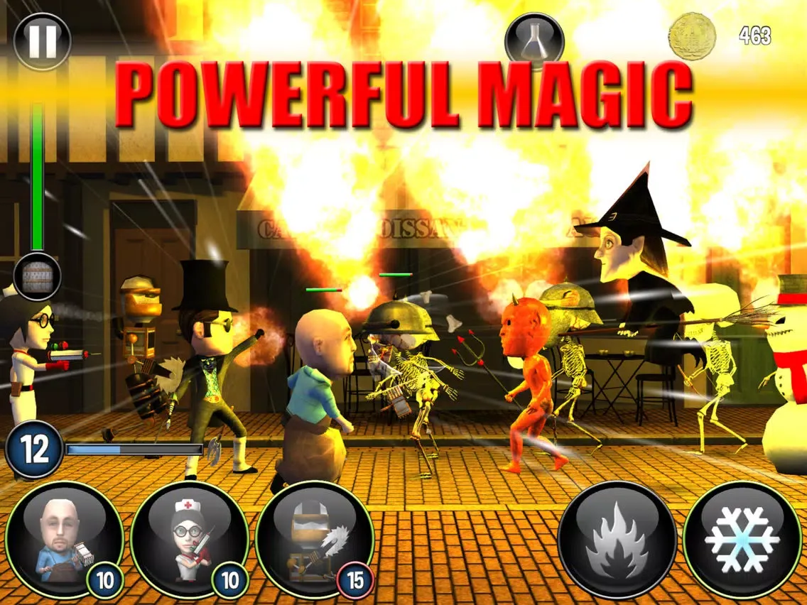 Ảnh chụp màn hình của Gentleman vs Demons Defense iPad 