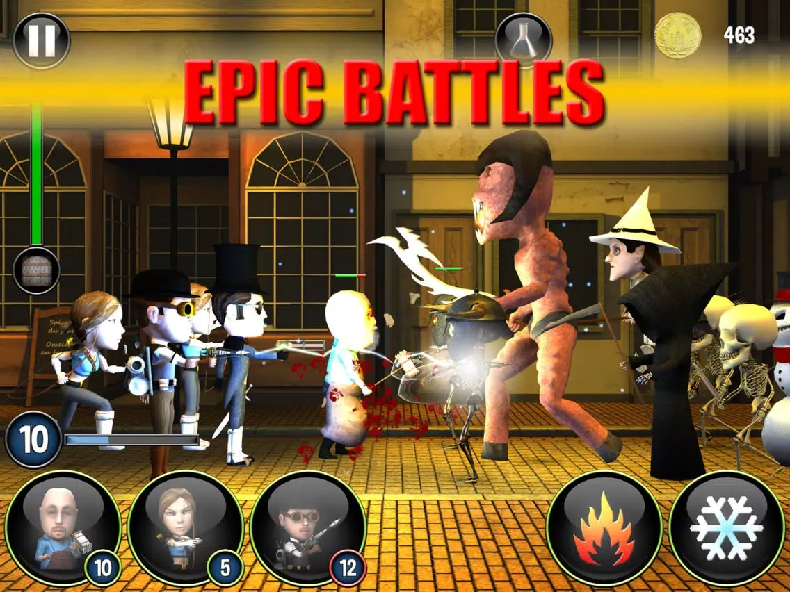 Ảnh chụp màn hình của Gentleman vs Demons Defense iPad 