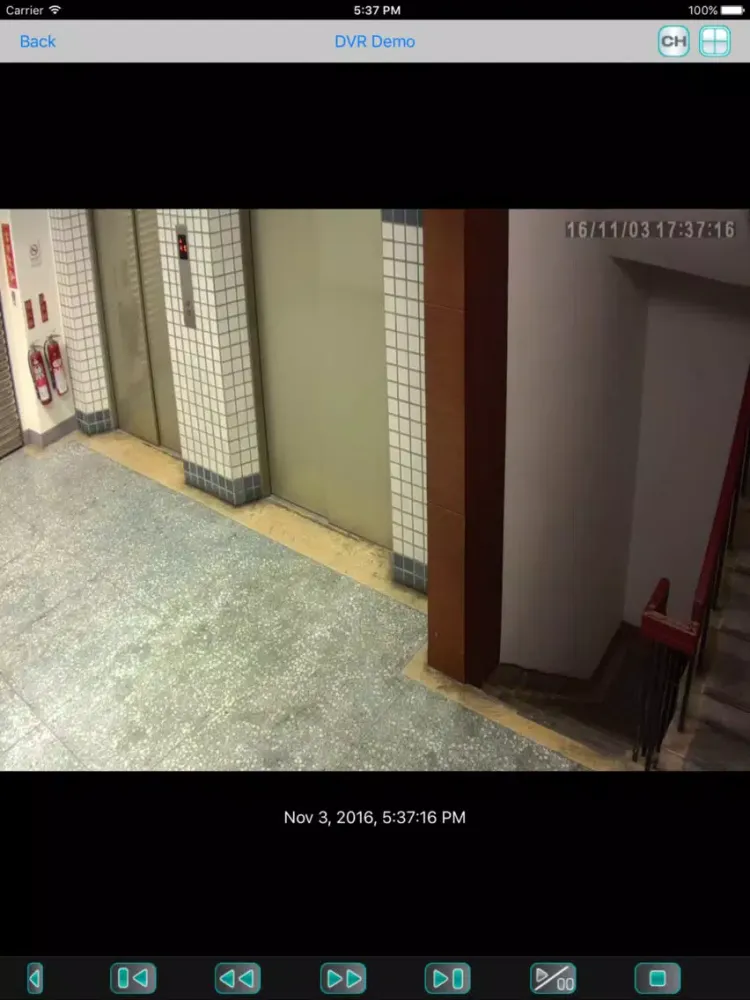Capturas de pantalla de Fracarro iDVR-tablet iPad 