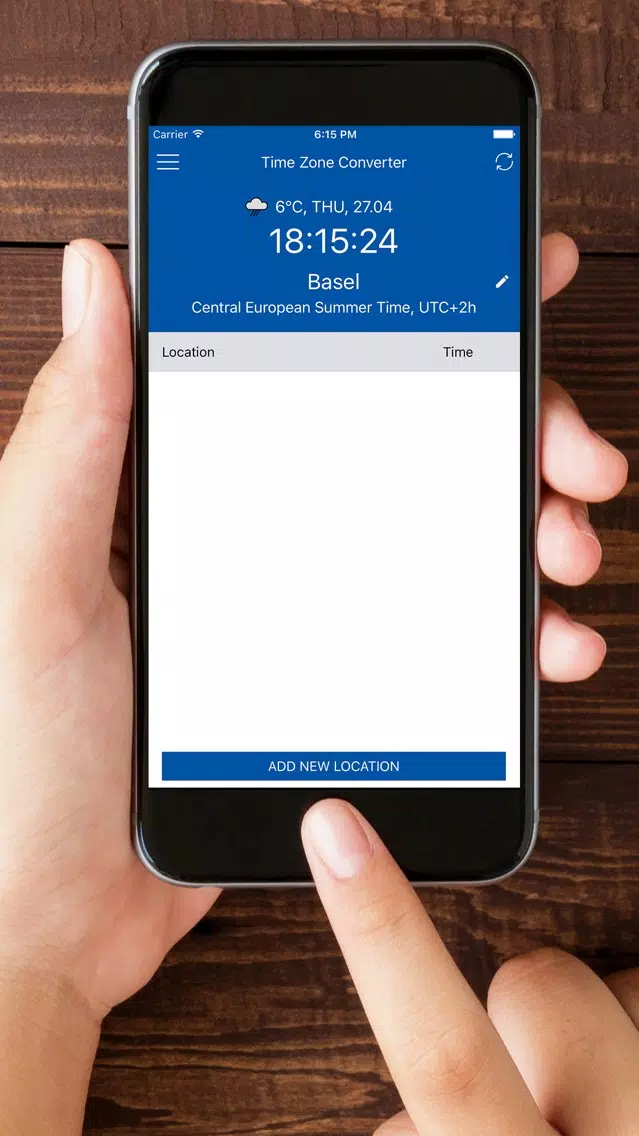 Zrzuty ekranu Time Zone Converter