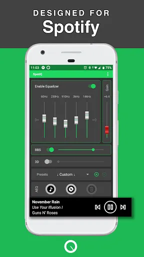 SpotiQ: Equalizer Bass Booster Screenshots