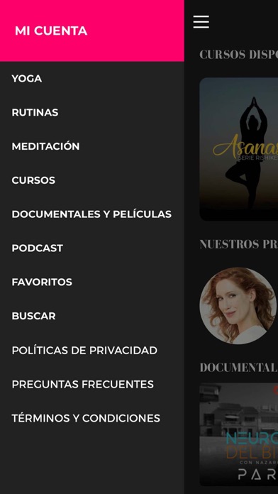 Zrzuty ekranu Televisión Consciente - Yoga