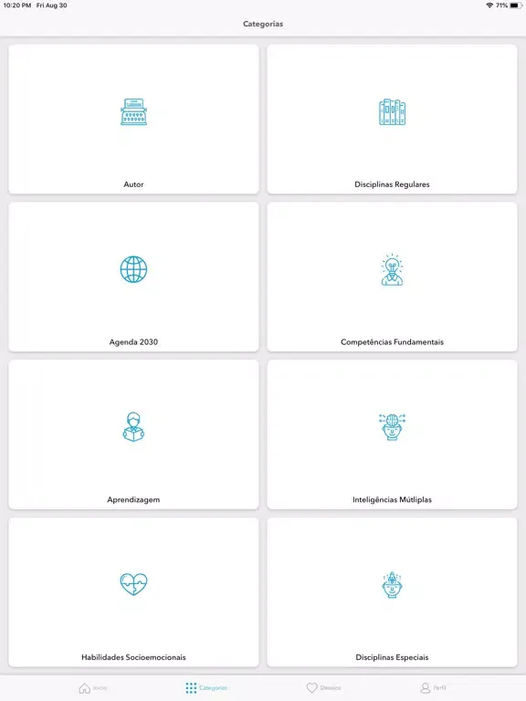 Ảnh chụp màn hình của Cia.Edu iPad 