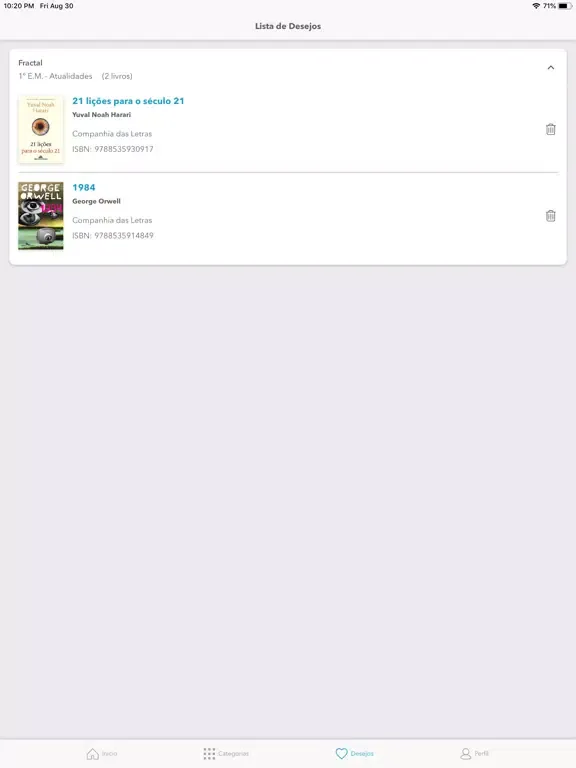 Ảnh chụp màn hình của Cia.Edu iPad 