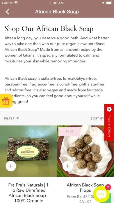 Capturas de pantalla de Fra Fra's Naturals: Skin Care