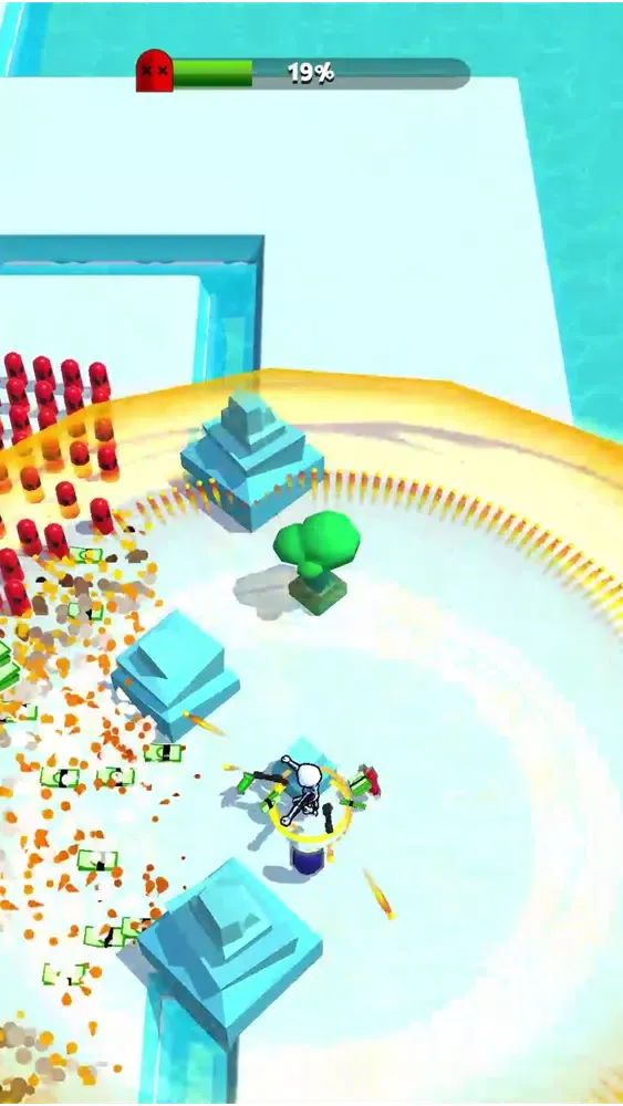 Ảnh chụp màn hình của Bullet Hero Rush