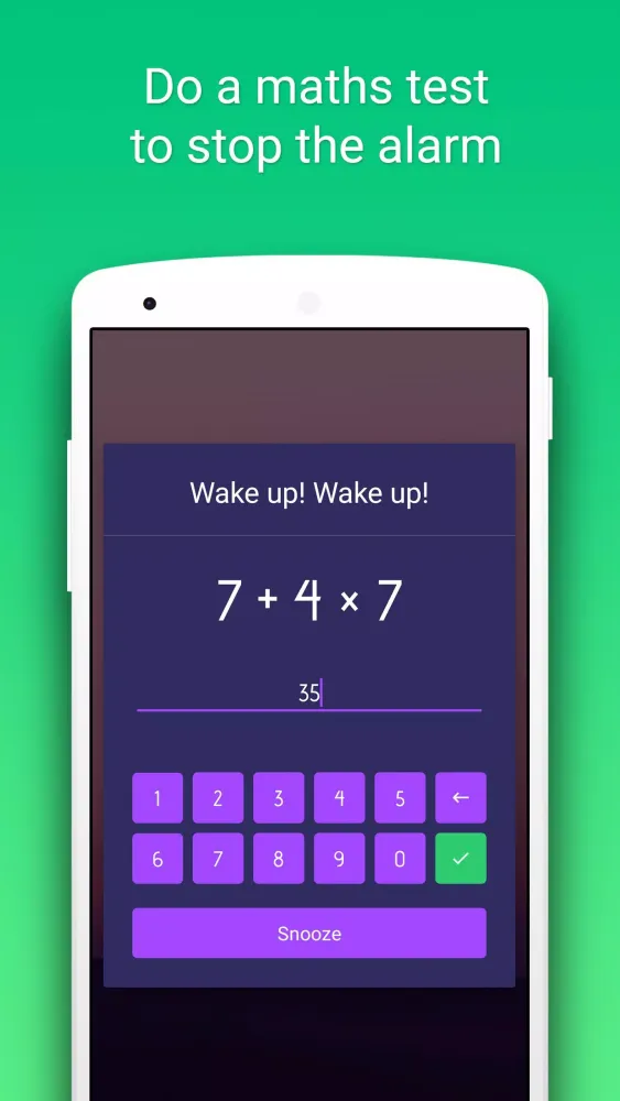 ภาพหน้าจอของ Smart Alarm Clock