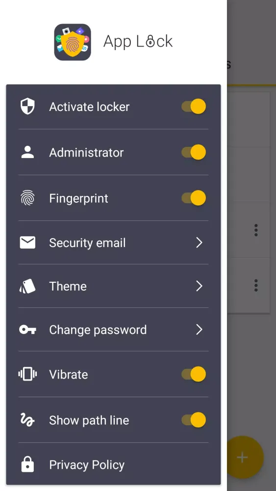 ภาพหน้าจอของ App Lock