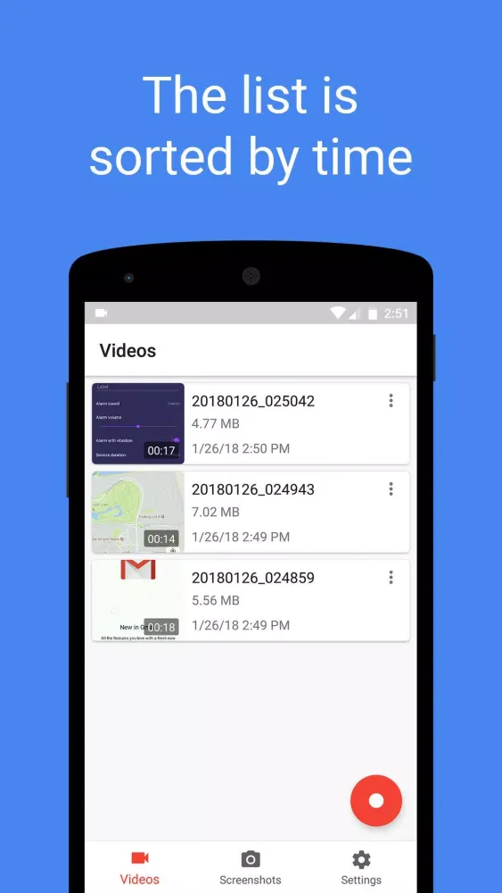 Screen Recorder スクリーンショット