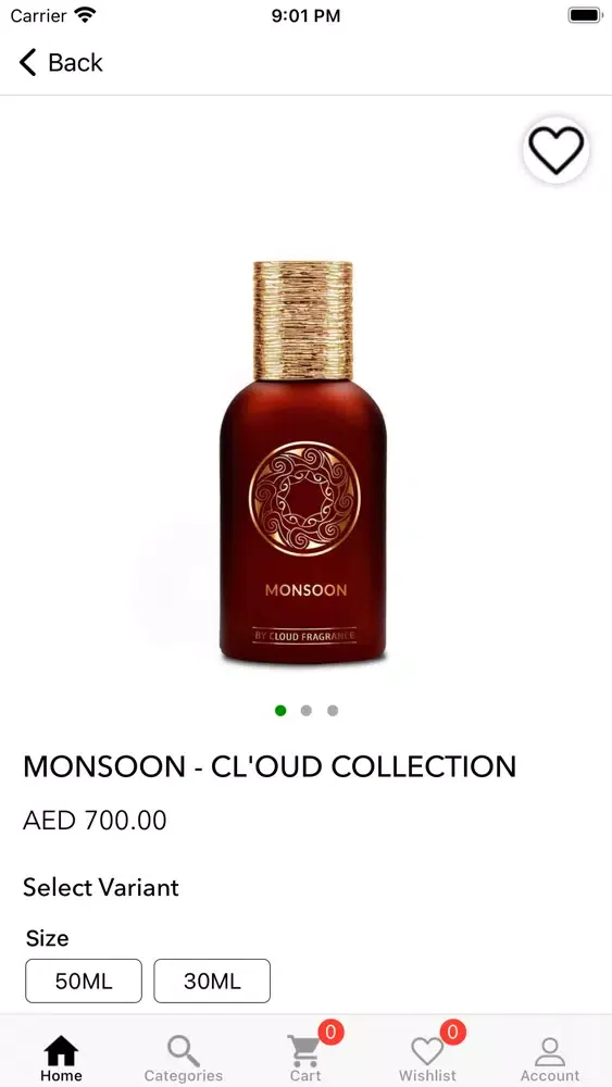 Capturas de tela do By Cloud Fragrance