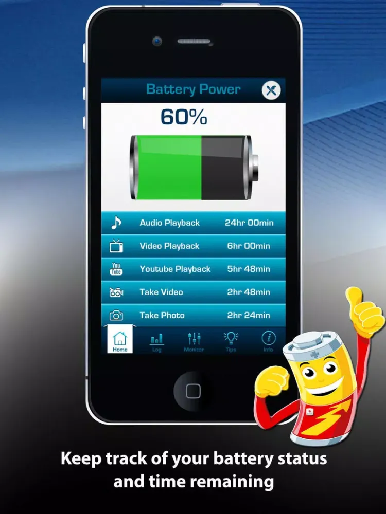 Zrzuty ekranu Battery Power Doctor Pro - Battery Booster Optimization Tips & Tricks iPad 
