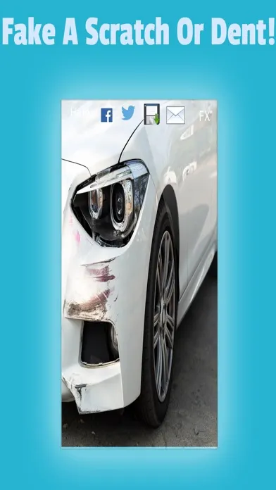 Zrzuty ekranu Prank Damage FX & Scratch Cam