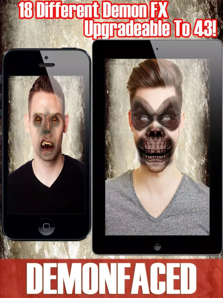 Zrzuty ekranu DemonFaced - Scary Ghost Photo Horror FX Editor iPad 