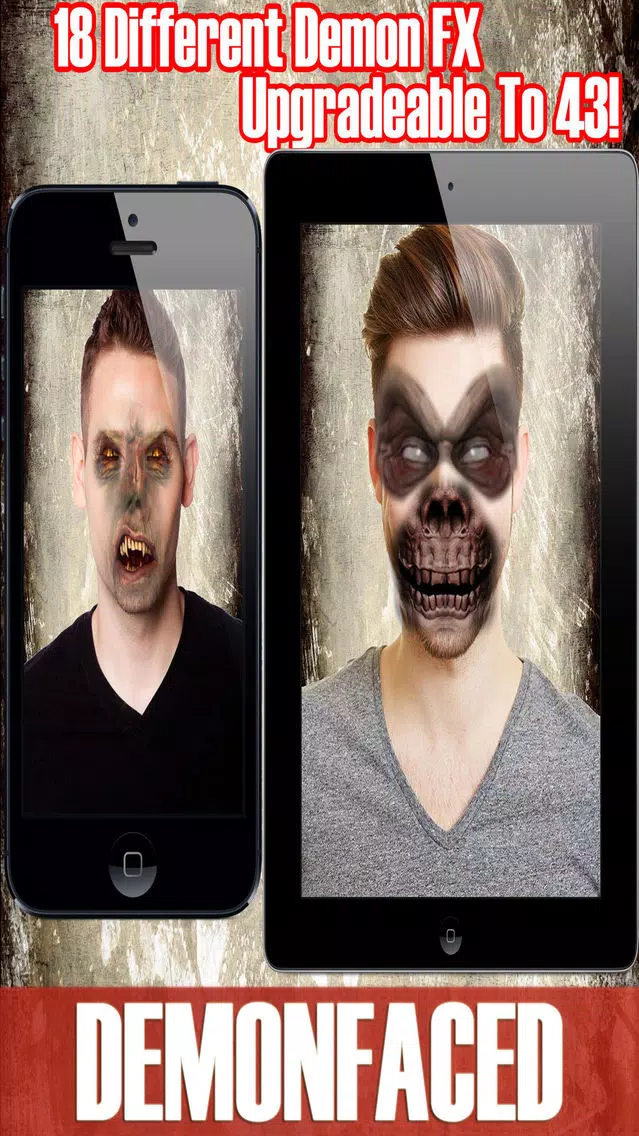 DemonFaced - Scary Ghost Photo Horror FX Editor应用截图