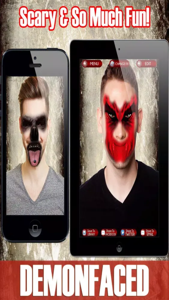 Zrzuty ekranu DemonFaced - Scary Ghost Photo Horror FX Editor