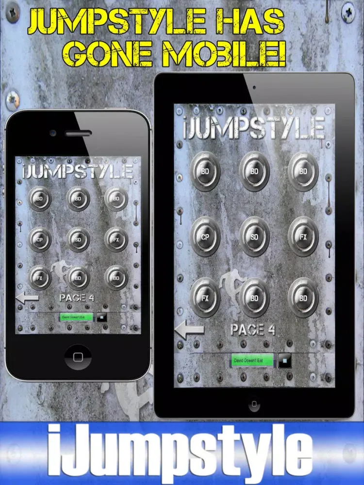 iJumpstyle - Jumpstyle Sound Hardstyle Music Drum iPad 应用截图