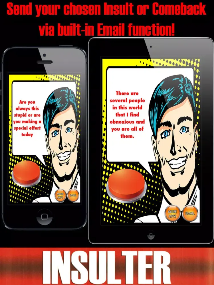 Insulter - Random Insult Maker iPad  Screenshots