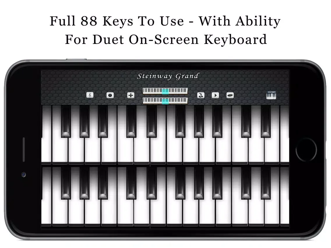 Music Piano 3D Free - Keyboard with Guitar & Choir Soundset iPad  Screenshots