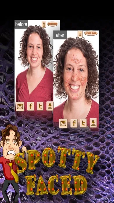 Скриншоты SpottyFaced Spotty Face Maker