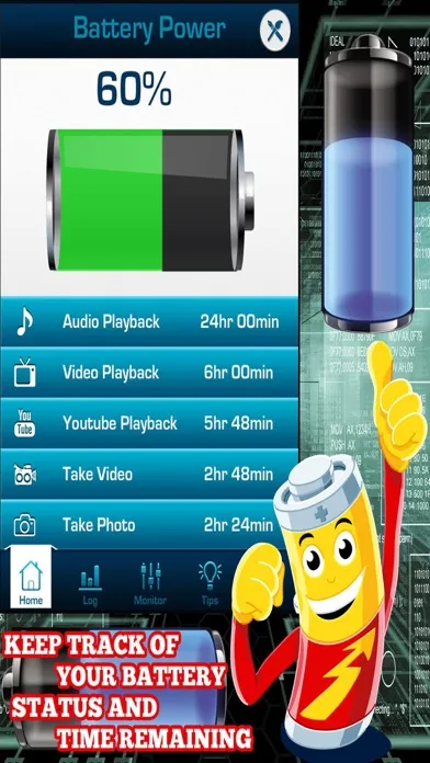 ภาพหน้าจอของ Battery Power Doctor & Booster