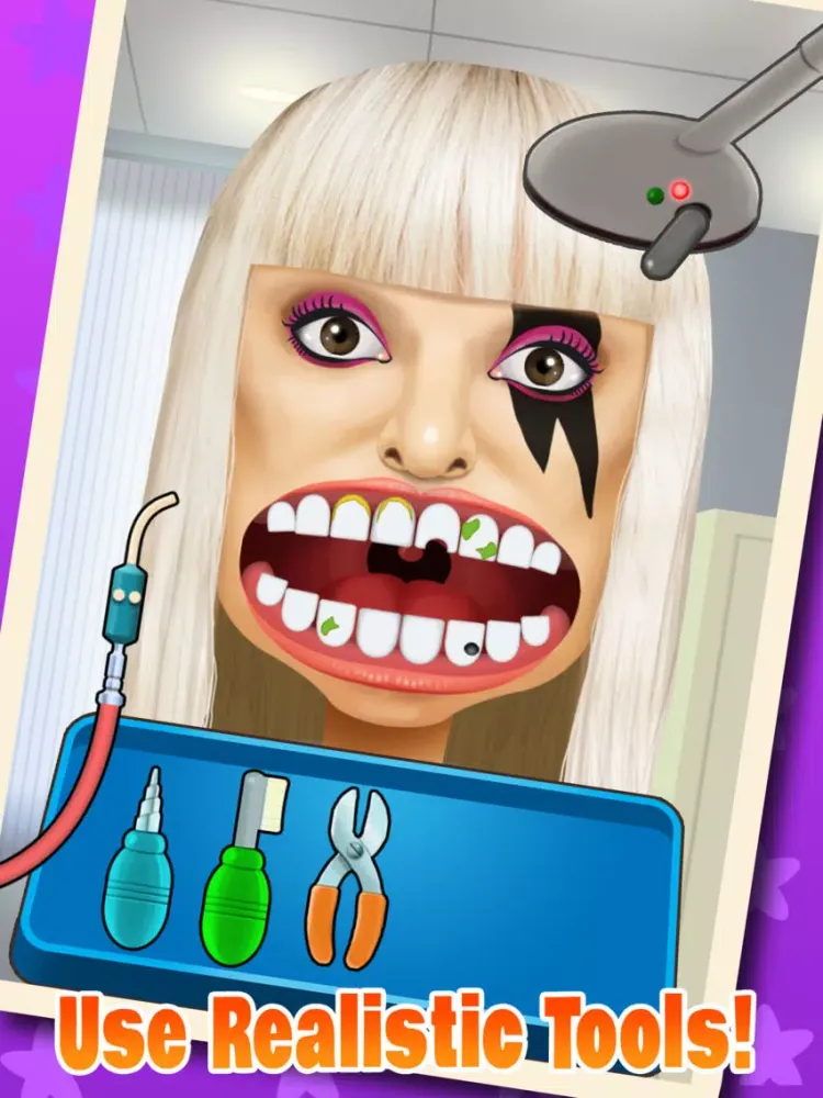 Capturas de pantalla de Celebrity Dentist Adventure - For Fans of Justin Bieber, Miley Cyrus, Rihanna & Lady Gaga iPad 