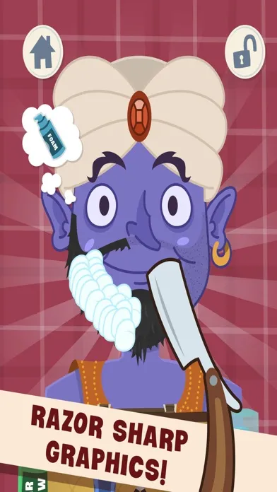 Crazy Shaver Barber Salon Game Screenshots