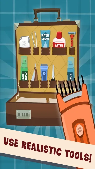 Crazy Shaver Barber Salon Game Screenshots