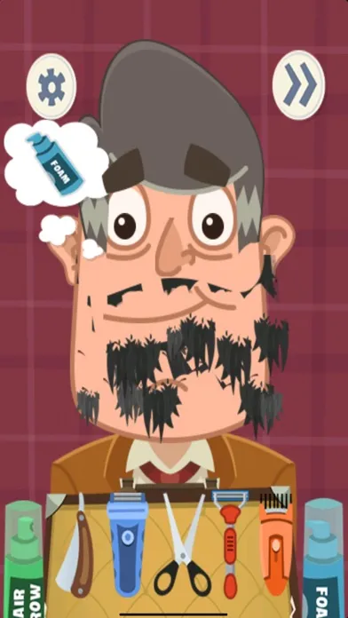 Crazy Shaver Barber Salon Game Screenshots