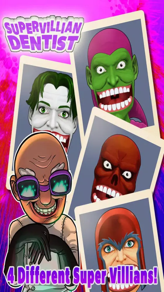 Supervillain Tooth Booth - The Anti Hero Evil Comic Book Dentist Adventure Free应用截图