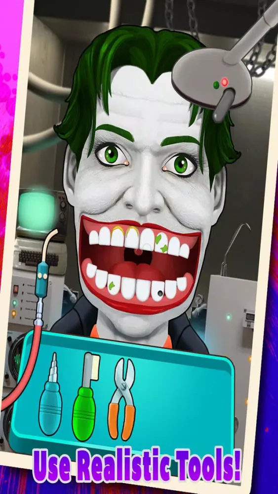 Supervillain Tooth Booth - The Anti Hero Evil Comic Book Dentist Adventure Free应用截图